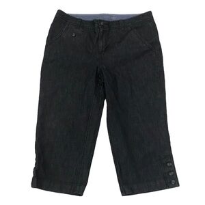 Dockers Women’s Blue Denim Dark Wash Capri Jeans Size 10